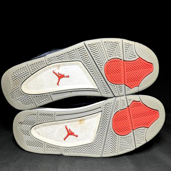 Size 10 - Nike Air Jordan 4 Retro Winter Loyal Blue 2019 Men's Shoes - Picture 6 of 8